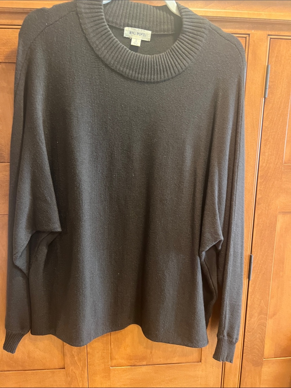 rag & bone Men's Black Crewneck Pullover Sweater